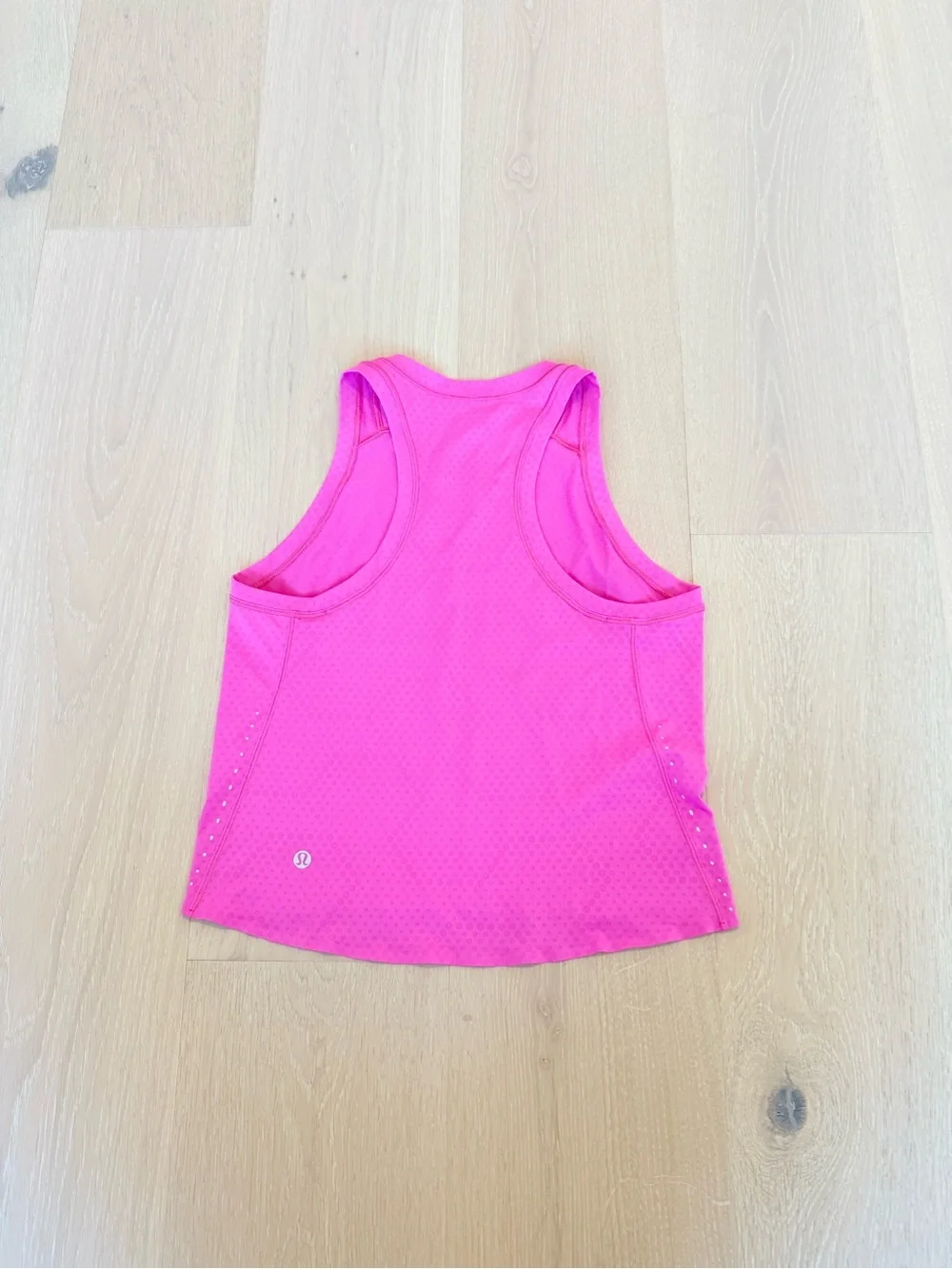 Lululemon Hot Pink Racerback Running Tank Top